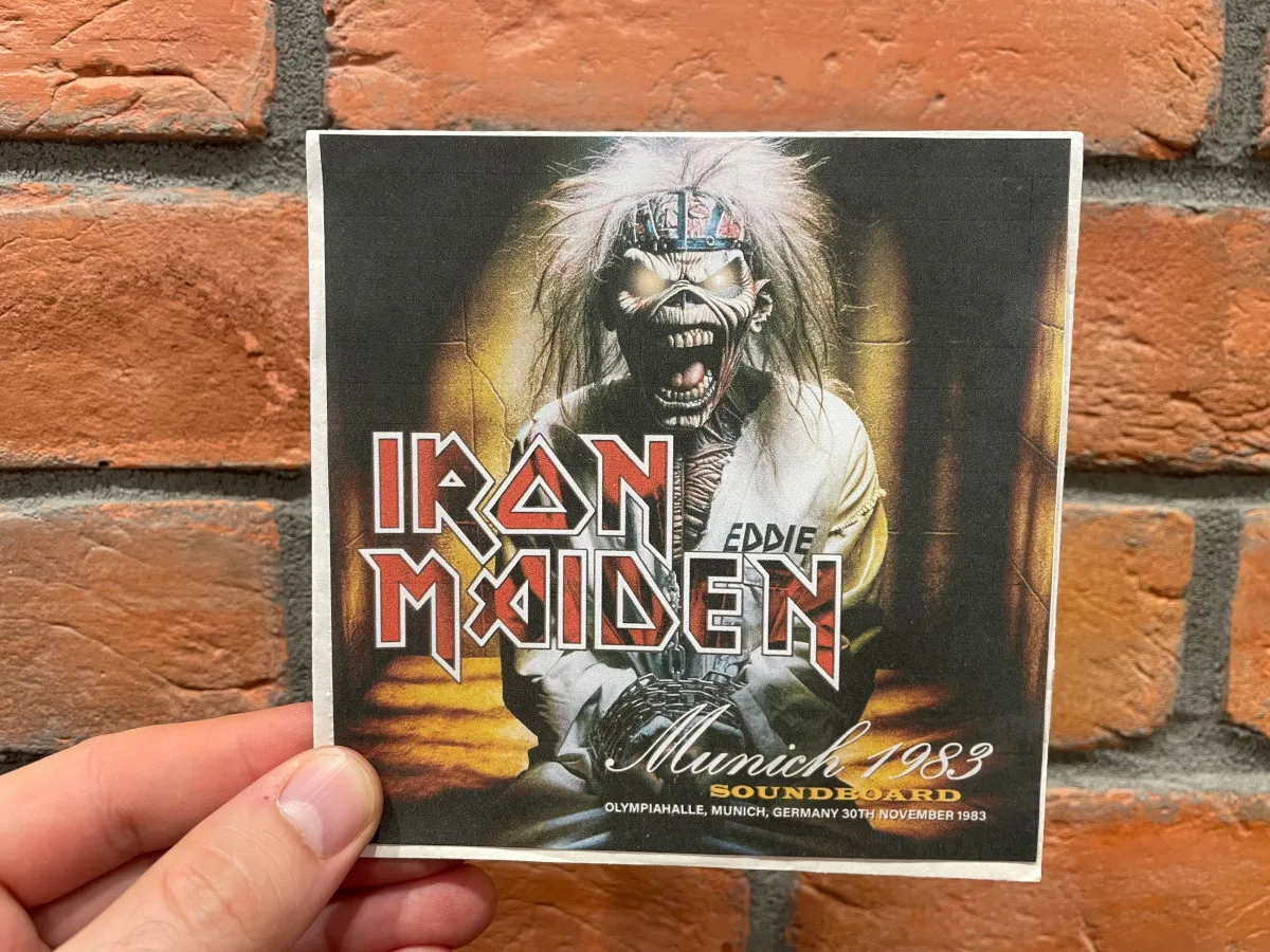Iron Maiden, Munich 1983: the physical release in hand