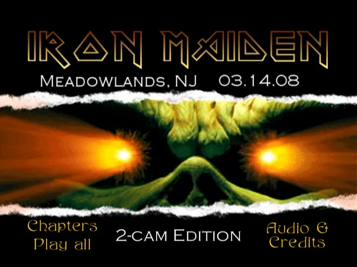 Iron Maiden, East Rutherford 2008: video stills, still 1