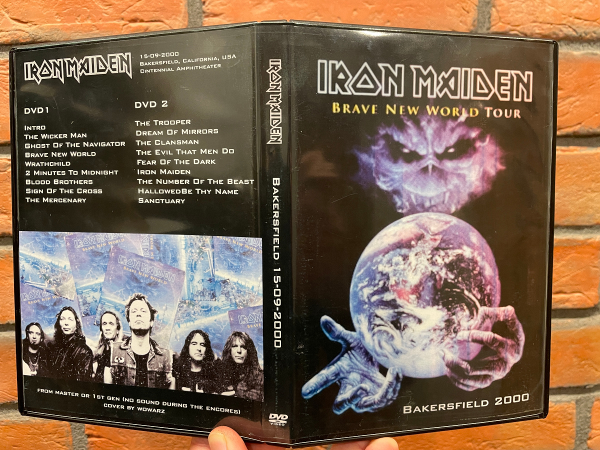 Iron Maiden 2000-09-15 Bakersfield, DVD Bootleg