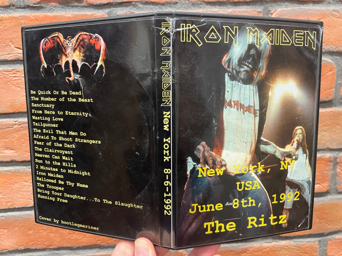 Iron Maiden 1992-06-08 New York City, The Ritz, US, DVD Bootleg