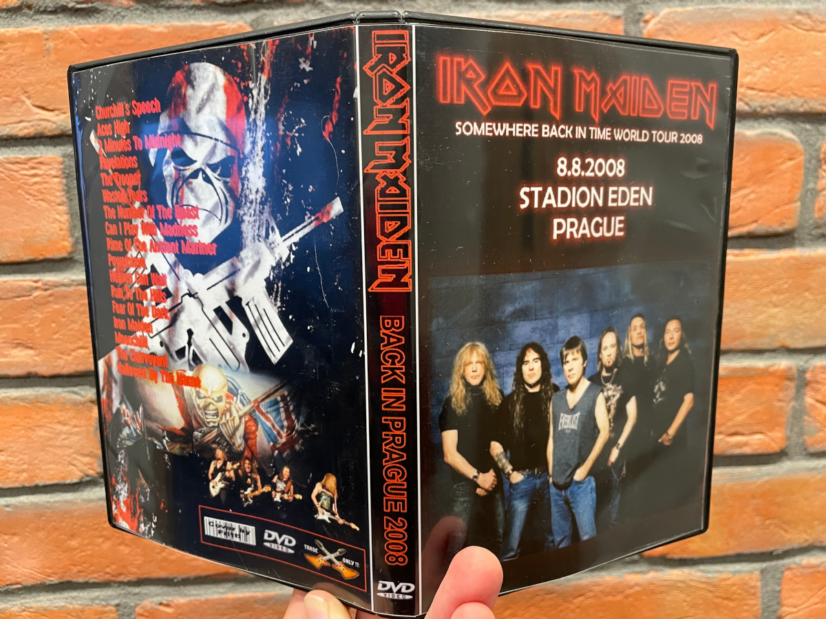 Iron Maiden 2008-08-08 Prague, Czech Republic, 2 DVD Bootleg