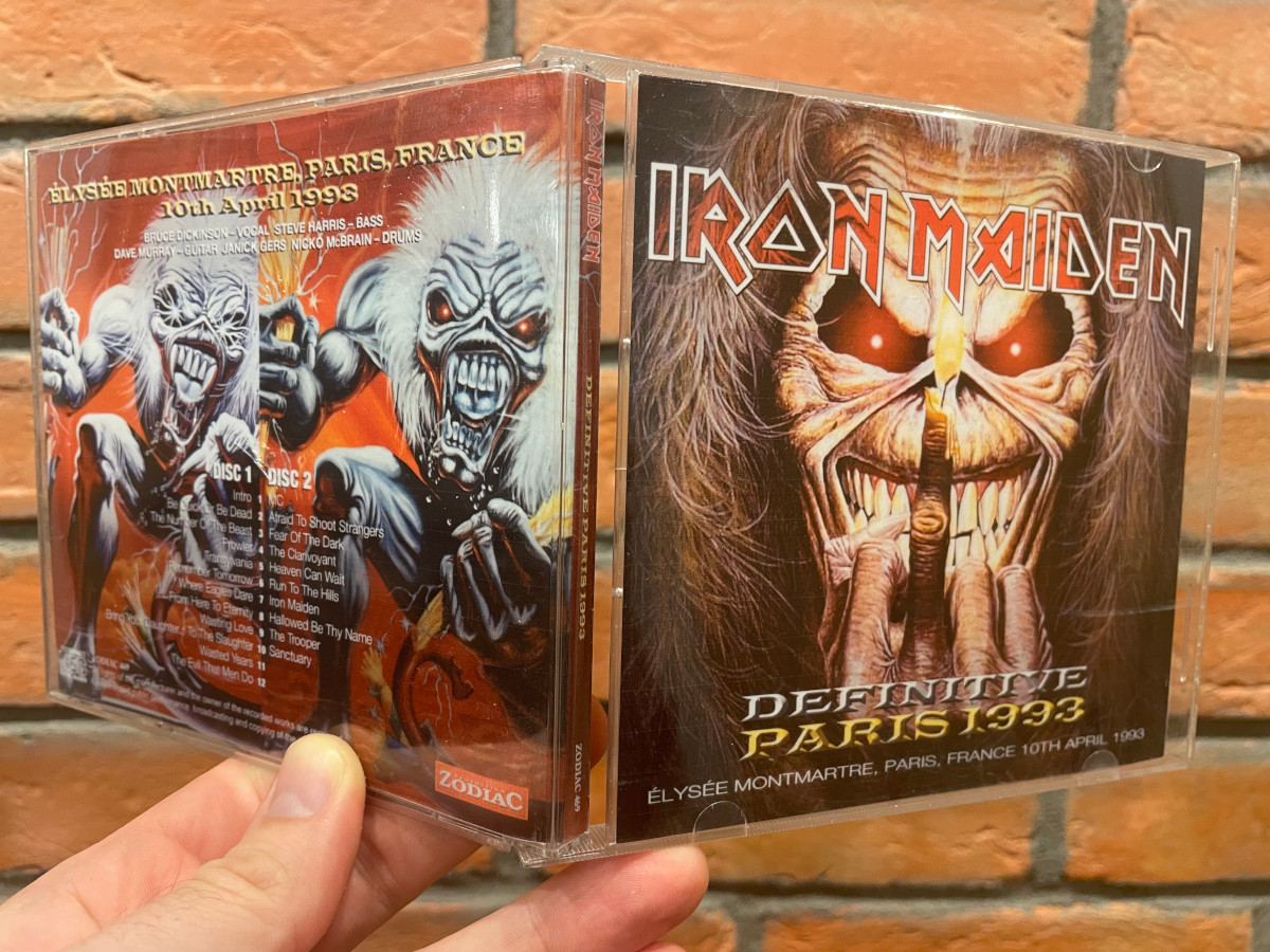 Iron Maiden 1993-04-10 Paris, Elysée Montmartre, France, Audio Bootleg