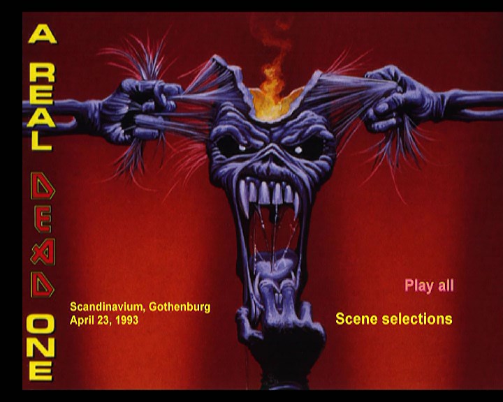 Iron Maiden 1933-04-23 Gothenburd, DVD Bootleg Screen 01