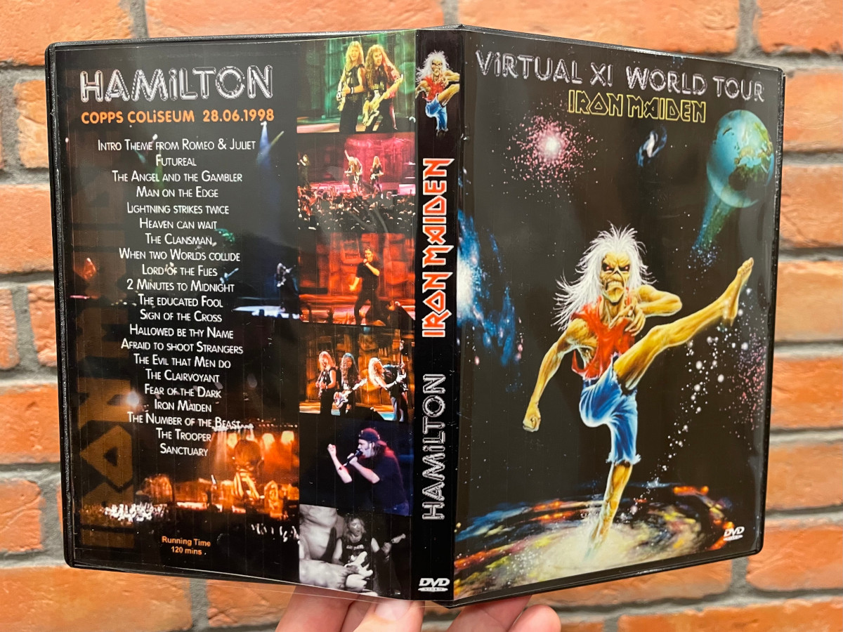 Iron Maiden 1998-06-28 Hamilton, Copps Coliseum, Ontario, Canada, DVD Bootleg