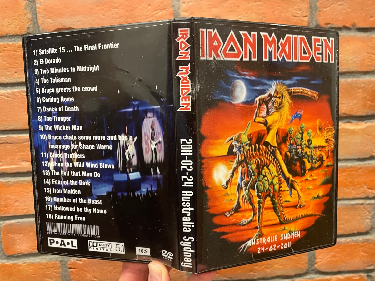 Iron Maiden 2011-02-24 Sydney, Entertainment Centre, Australia, DVD Bootleg