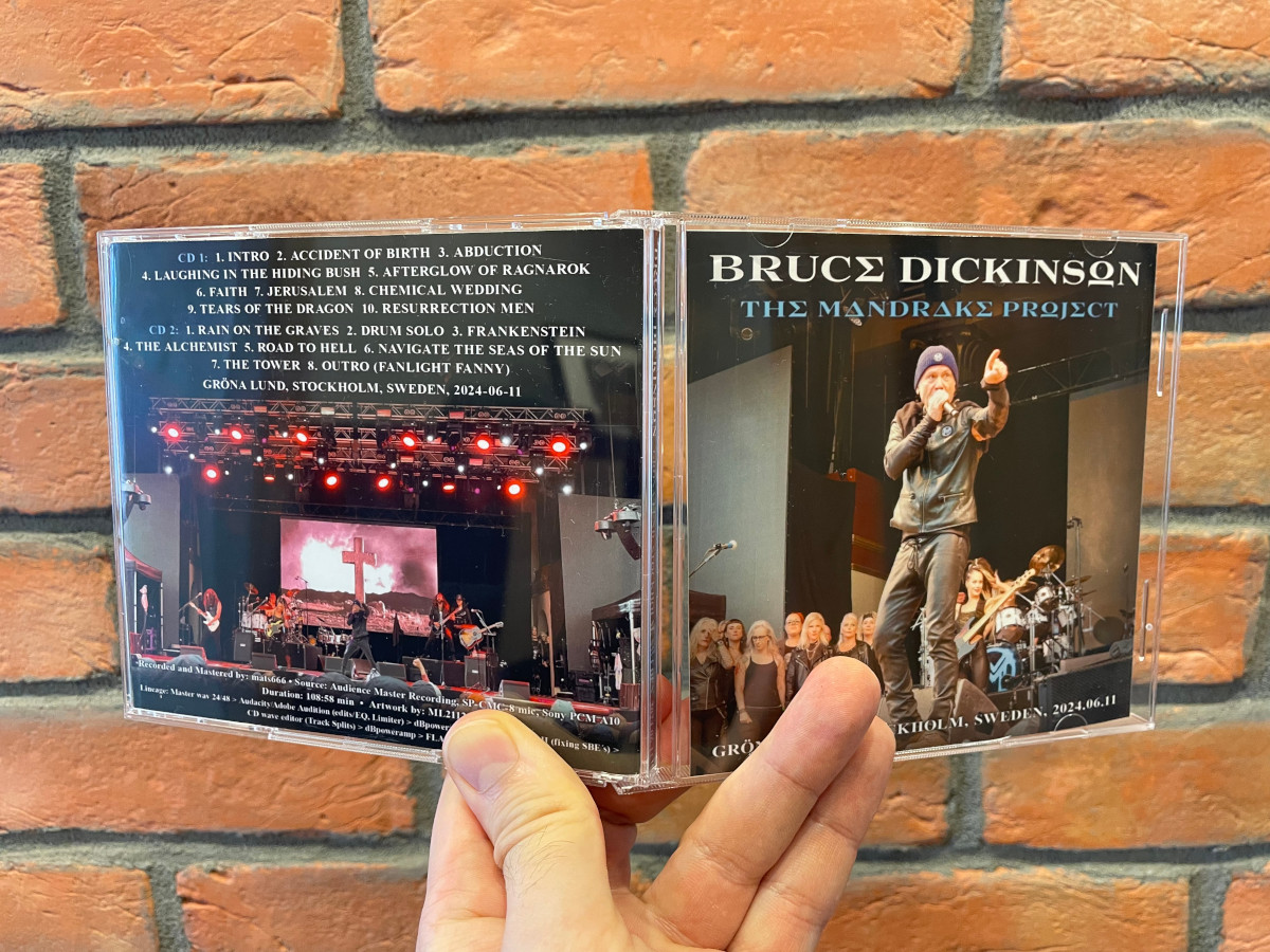 Bruce Dickinson 2024-06-11 Stockholm, Gröna Lund, Sweden, Audio Bootleg